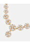 Women Gold Necklace And Earring Set - 2