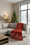 Cotton New Year's Themed Set of Soft-Textured Single Blanket - 3