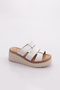 2512308Y Women's Leather Slippers - 5