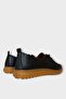Orthopedic Comfortable Sole Lace-Up Daily Women's Casual Shoes Black - 4
