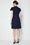 Chain Detailed V-Neck Midi Dress - 6