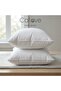 Premium 2-Piece Pillow - 800 Gr Bead Silicone & Fiber Mixed Filling - 50X70 cm Microfiber