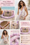 Bohemian Plush Strap Straw Look Mini Women's Shoulder Bag - 3