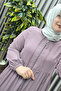 Women's Clothing Plus Size Brooched Crepe Fabric Ferace - 6