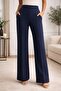 Lycra Knitted Trousers with Pipe Leg Pockets, Original Pattern, Domestic Production - 2