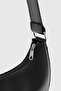 Caldera Scarf Detailed Baguette Bag Black - 8