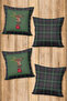 Digital Printed Soft Textured 4-Piece Throw Pillow Cover Set (43X43 cm) Krl0042 - 2