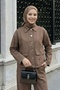 Pocketed Denim Camel Set - 3