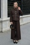 Pocketed Denim Bitter Brown Set