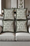 Digital Printed Soft Textured 4-Piece Throw Pillow Cover Set (43X43 cm) Krl0032