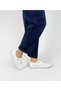 Genuine Leather White Color Laser Cut Orthopedic Flat Sole Women's Ballerina Shoes Leather Ballerinas - 3