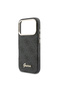 iPhone 17 Pro Max Case Licensed M-Safe Featured Script Text Logo 4g Patterned Cover Black - 6