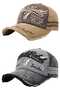 Unisex Vintage Black Rebel Embroidered Adjustable Baseball Cap Hat Set of 2 - 5