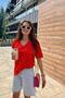 V-Neck Oversized Unisex T-Shirt 1Vq1