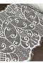 Wide Lace with Lashes / Width: 20 cm / Length 3 Meters / Off-White - 4