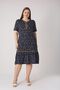 Piping Detailed Buttoned Ruffled Summer Casual Short Sleeve Dress - 4