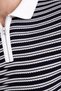 Men's T-Shirt Black Polo Collar Knitwear Sweater with Half Zipper - 2