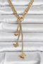 316L Steel Gold Color Butterfly Pendant Women's Necklace -