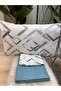 Double Bed Sheet and Pillowcase Set Without Elastic - 3
