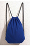 Unprinted Backpack Drawstring Oversized Cloth Bag Gabardine Adjustable Sports Bag