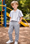 Boy's Striped Shirt and Pants Set Summer Stylish Combination I Comfortable Combed Cotton Set I Boy's Set - 7
