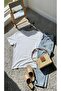 V-Neck Oversized T-Shirt 3Vq5