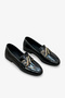 Women's Black Loafer Orthopedic Sole - 2