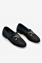 Women's Suede Black Loafer Orthopedic Sole - 2