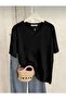 V-Neck Oversized T-Shirt 3Vq4