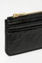 Black Zipper Detailed Shiny Card Holder 231 - 3