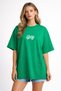 Unisex Oversize Green Weedy Printed T-Shirt 100% Cotton Loose Streetwear Women Men T-Shirt - 2