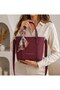 Flawless Detailled 4-Section Large Volume Medium Size Shoulder and Crossbody Bag: Dimensions 25X20 Cm: - 4