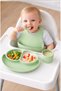 7 Piece Premium Silicone Food Set – Light Green - 3