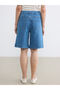 Nevavm High Waist Bermuda Fit Women's Jean Shorts with a Difference - 4