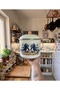 Enamel Bakraç 16 Cm. Wooden Handle, with Lid - Legume Storage-Yogurt Fermentation - 3