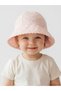 Pink Floral Embroidered Baby Girl Bucket Hat by Güli̇s Gi̇yi̇m - 4