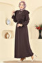Hijab Dress with Flounces on the Sleeves