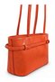 Orange Shiny Looking Belt Detailed Bucket Model Women's Shoulder Bag - 3