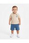 Baby Boy Summer Set with Denim Shorts and Stylish Printed Polo Collar T-Shirt, 2-Piece Set for 6-9-12-18-24 Months - 2