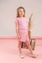 Girl's Star Detail Shorts Skirt T-Shirt Set 4-10 Years Old - 2