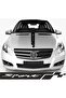 Accessory Compatible with Volvo V40 Auto Hood Strip Sticker 60 X 15 cm - 3