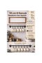 Adhesive Hanger with 8 Hooks for Office Home Office Organization