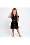 Girls' Dress with Belt, 1 Quality Fabric - 2