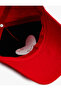 Heart Embroidered Cotton Cap Hat - 4
