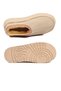 Beige Fur-Lined Women's Casual Shoes - 5