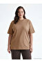 Nevavm Women's T-Shirt with Oval Collar and Difference - 2