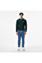 Regular Fit Long Sleeve Crew Neck Men's Dark Green T-Shirt - 4