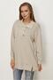 Shrimped Sweatshirt Tunic 46470