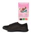 Black Nubuck Genuine Leather Women's Casual Shoes - 4
