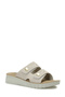 409005.Z6Fx Beige Women's Slippers - 2